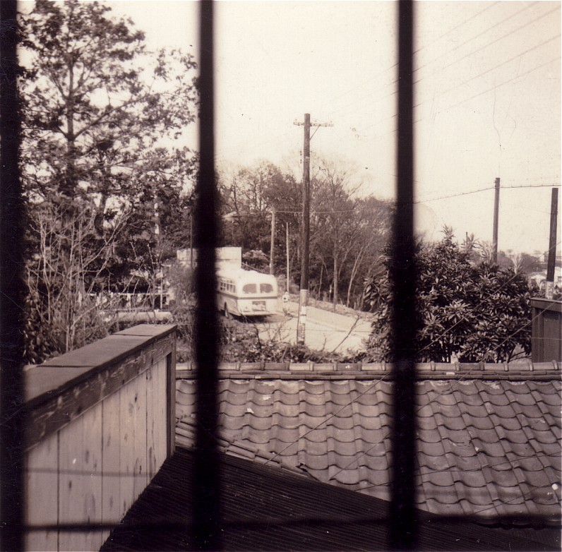 昭和２９年頃の蛇崩交差点付近